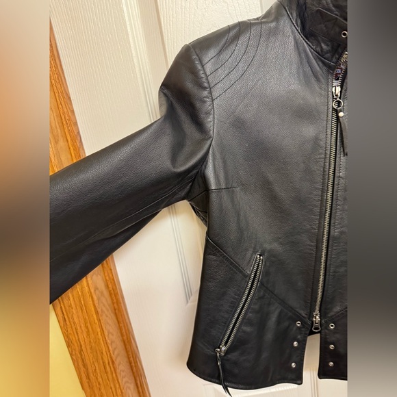 Harley Davidson leather biker jacket - Picture 3 of 8